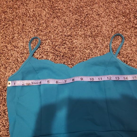 Market & Spruce Crissie Scallop Detail Linen Dress - Picture 3 of 8